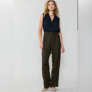 Current Air‎ CHECKERED WIDE LEG PANTS - NWT
